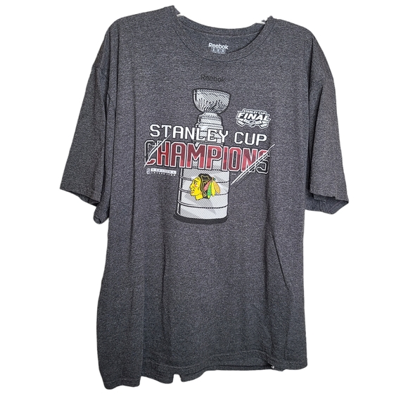 Reebok Other - Reebok Chicago Blackhawks Stanley Cup Champions 2015 Tshirt Unisex 2XL